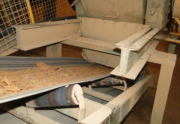 Barro saindo do Destorroador