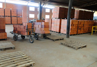 Montagem dos pallets